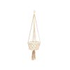 The Macrame Plant Holder - White - M