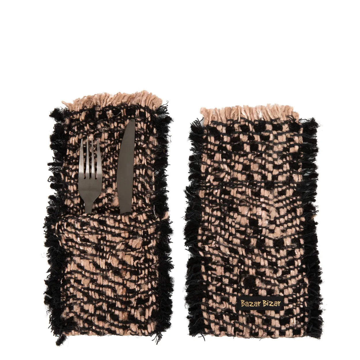 The Oh My Gee Cutlery Holder - Black Copper - Set of 4 - Image 2