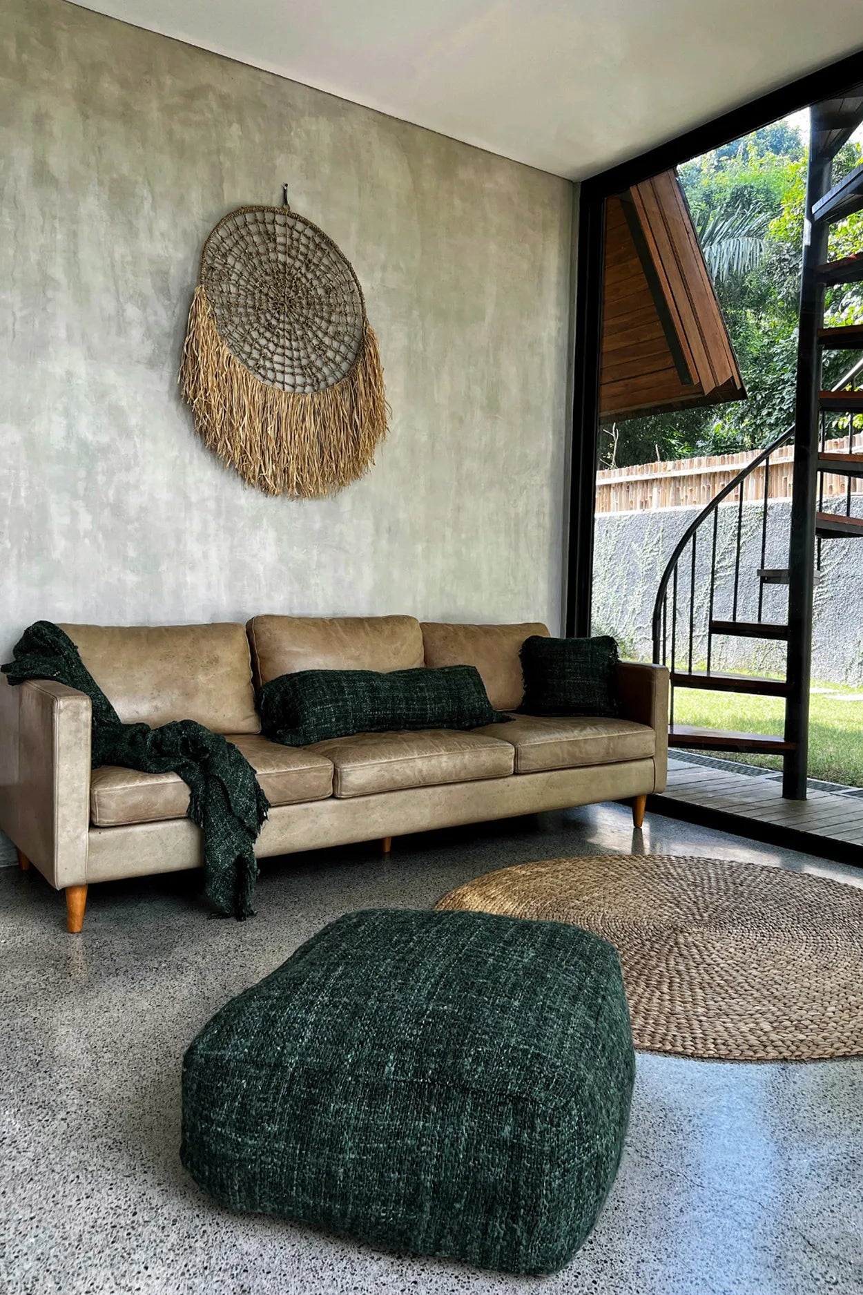 The Oh My Gee Pouffe - Forest Green - Image 2