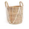 The Straight Stitched Macrame Basket - L