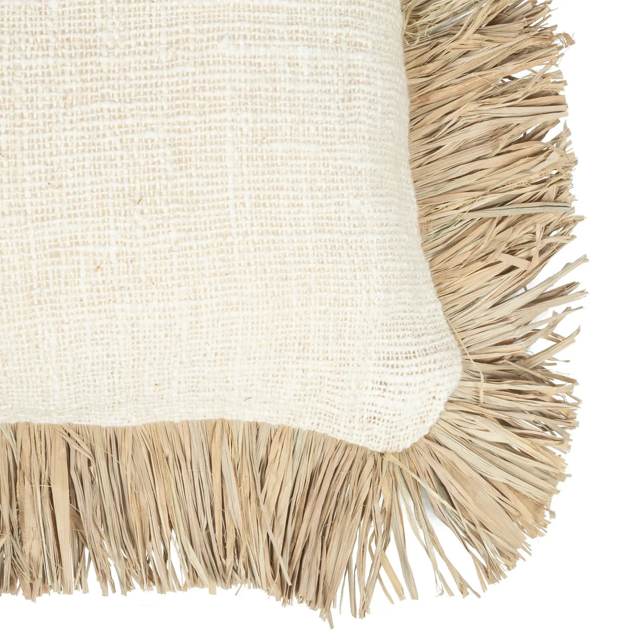 The Saint Tropez Cushion Cover - Natural White - 40x40 - Image 2