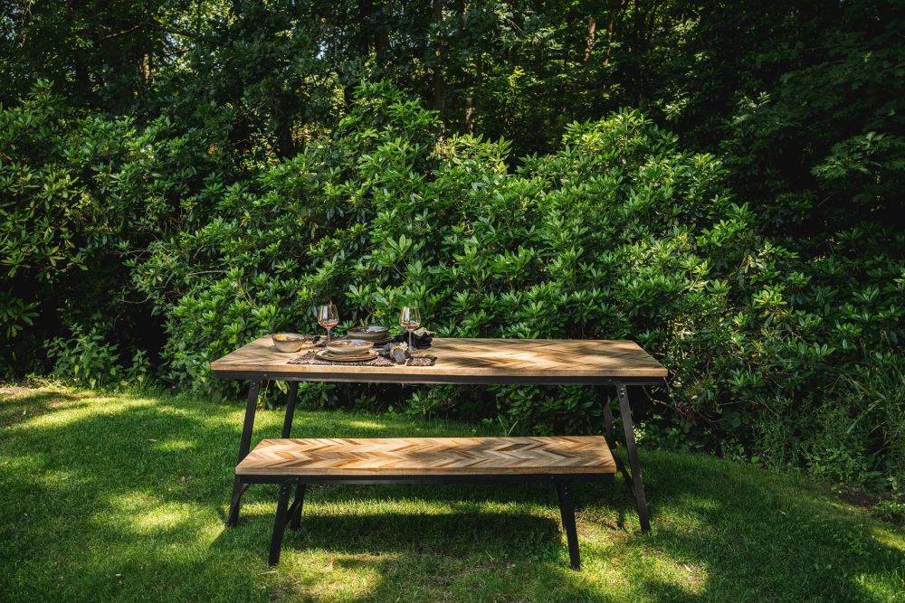 The Herringbone Bench - Natural - 150 - Image 2