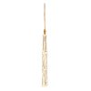 The Long Shell Tassel - White