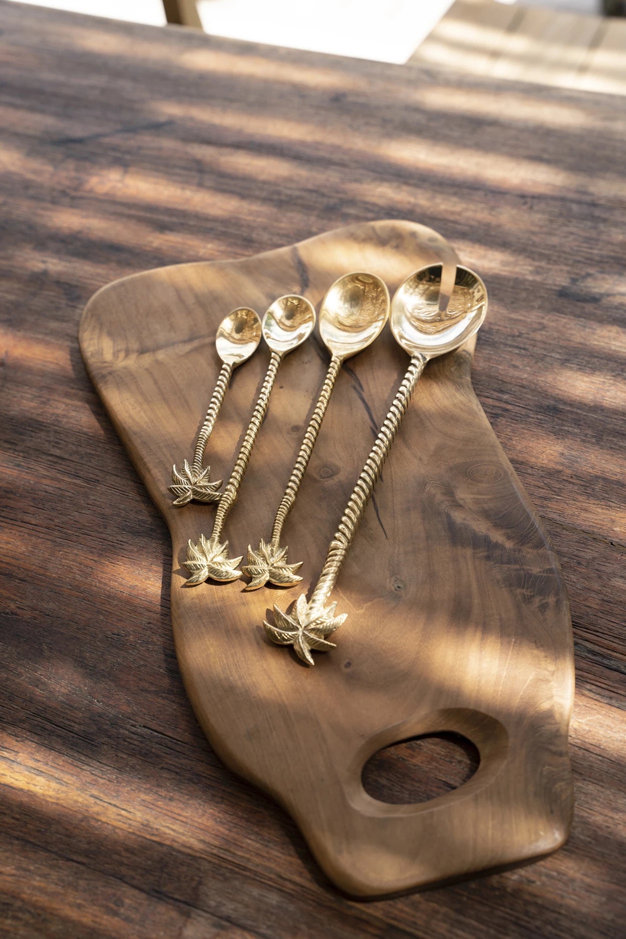 The Palm Tree Long Spoon - Gold - Image 2