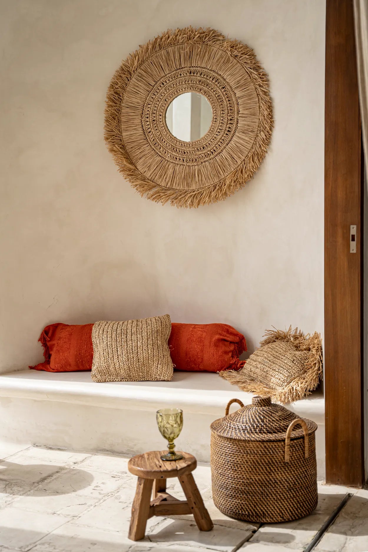 The Colonial Handles Basket - Natural Brown - Image 2