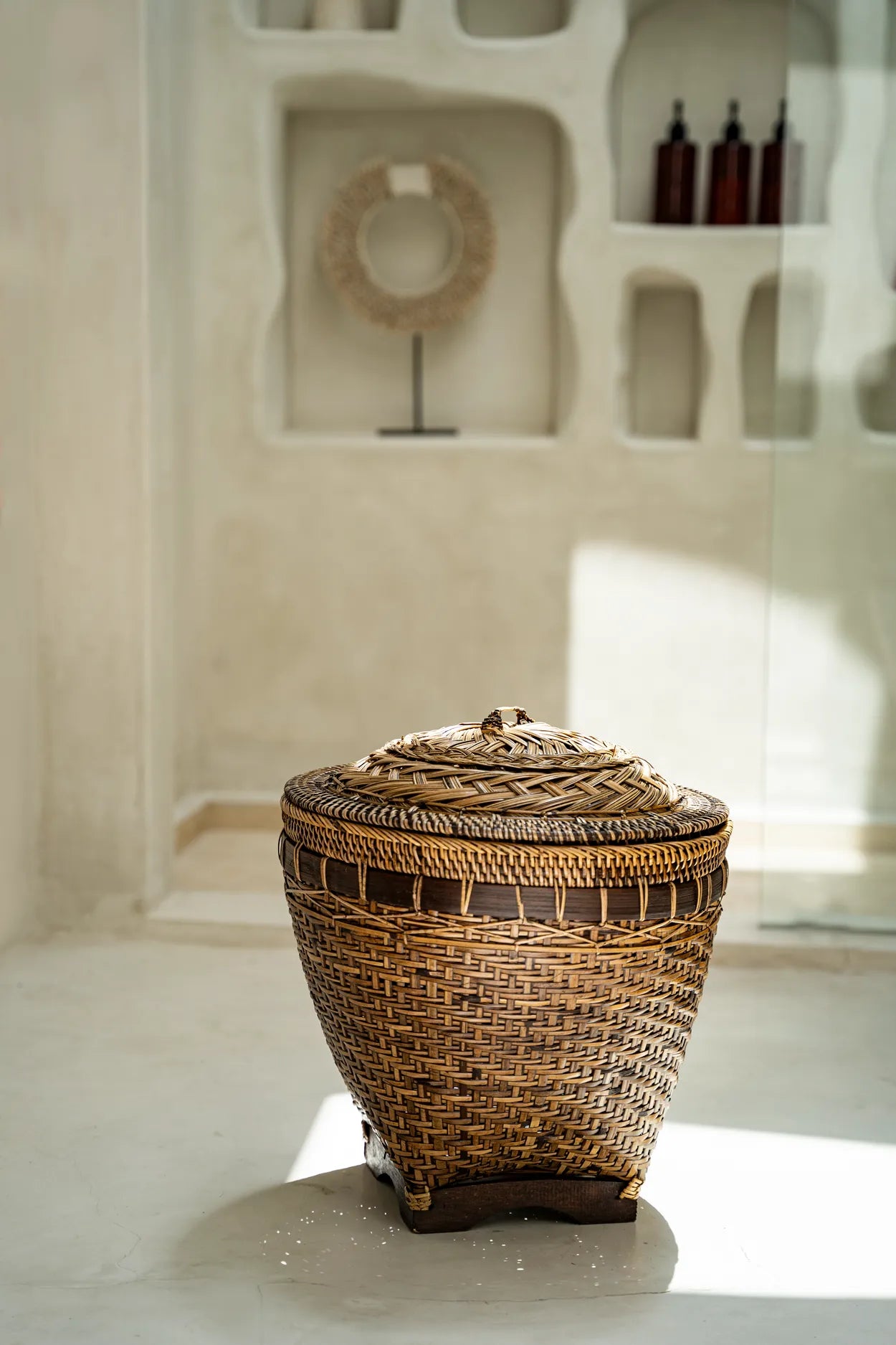 The Colonial Storage Basket - Natural Brown - L - Image 2