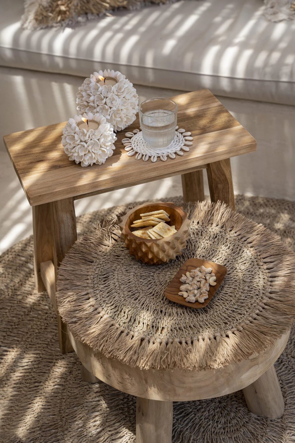 The Crochet Raffia Placemat - Natural - Image 2
