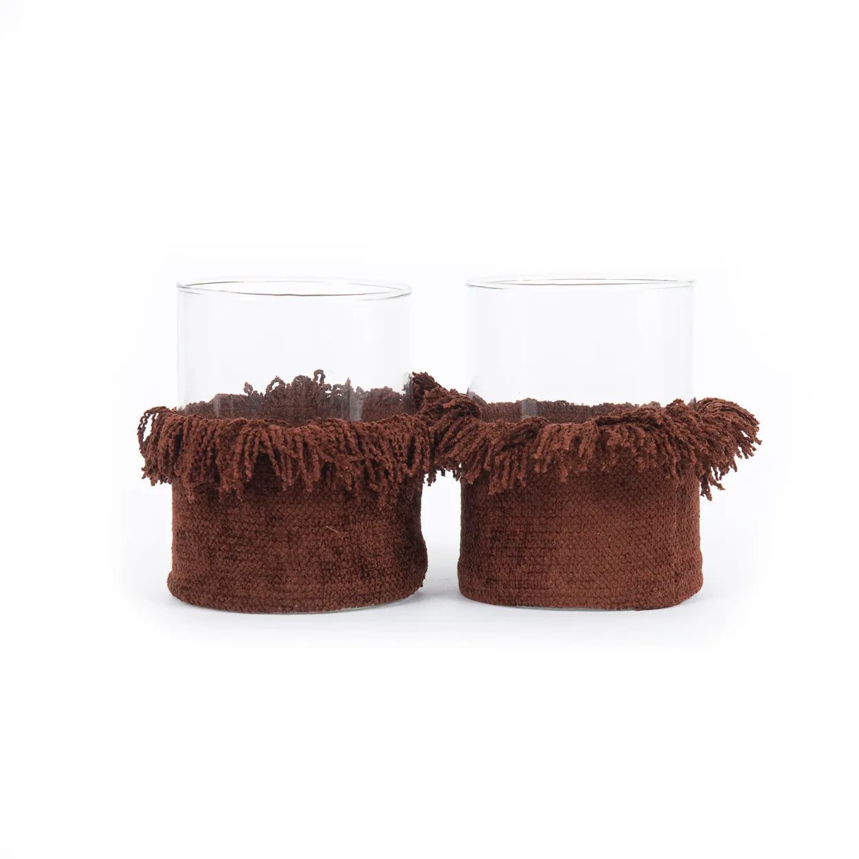 The Oh My Gee Candle Holder - Burgundy Velvet - L - Image 2