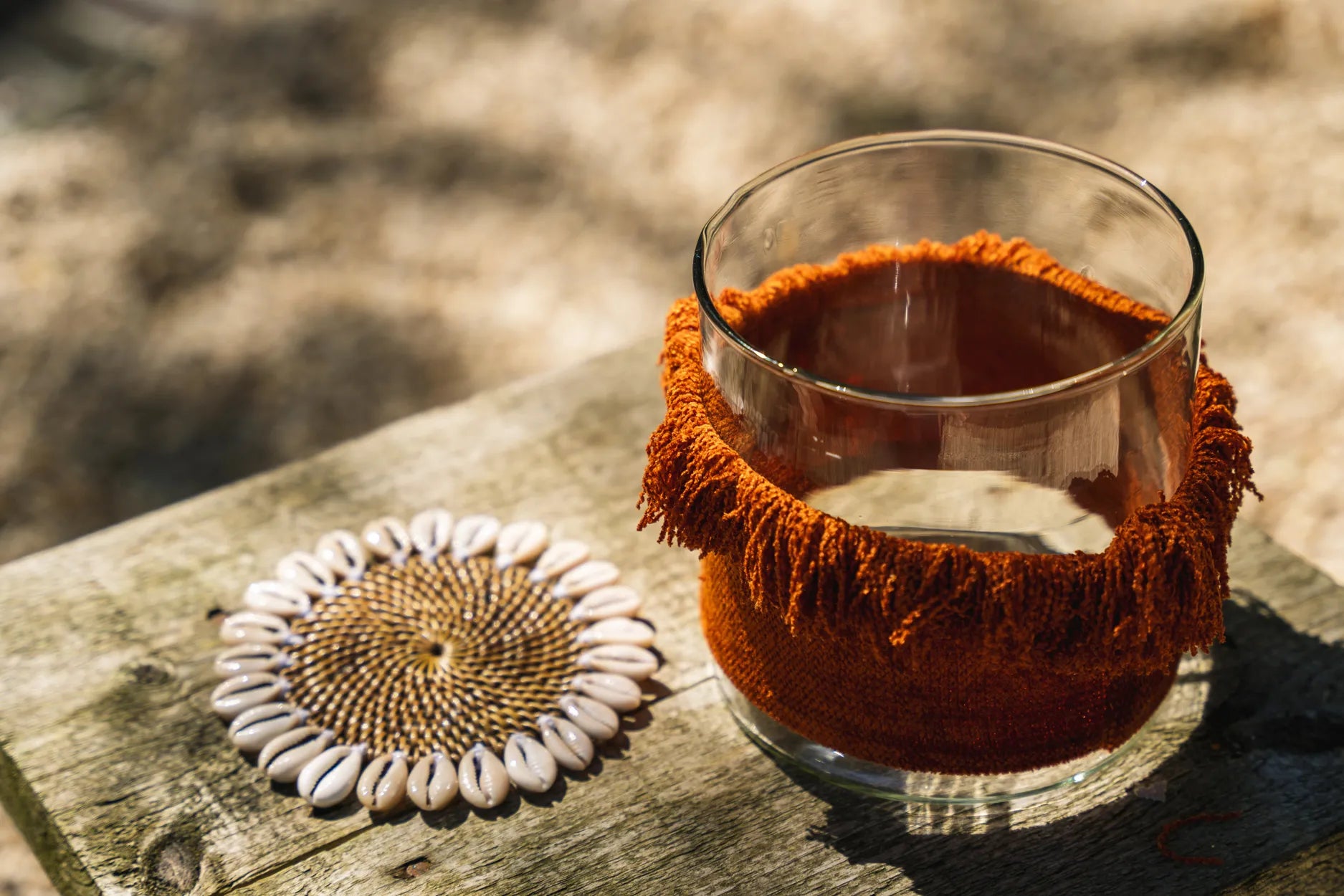 The Oh My Gee Candle Holder - Rust Velvet - S - Image 2
