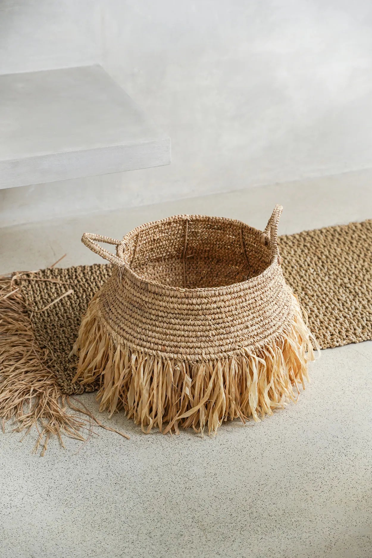 The Raffia Deluxe Baskets - Natural - Large - Image 2