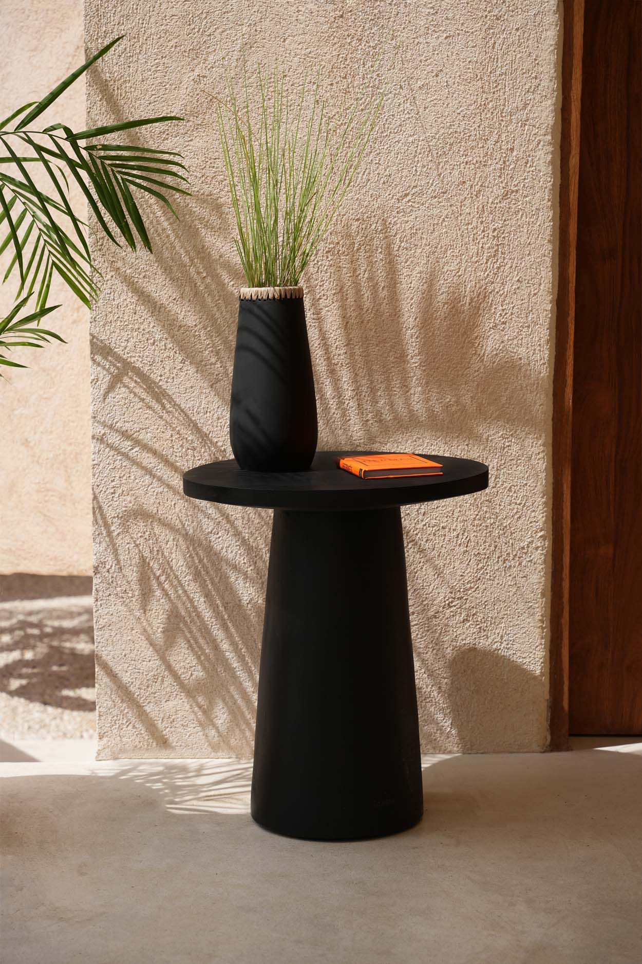 The Timber Conic Side Table - Black - 50 - Image 2