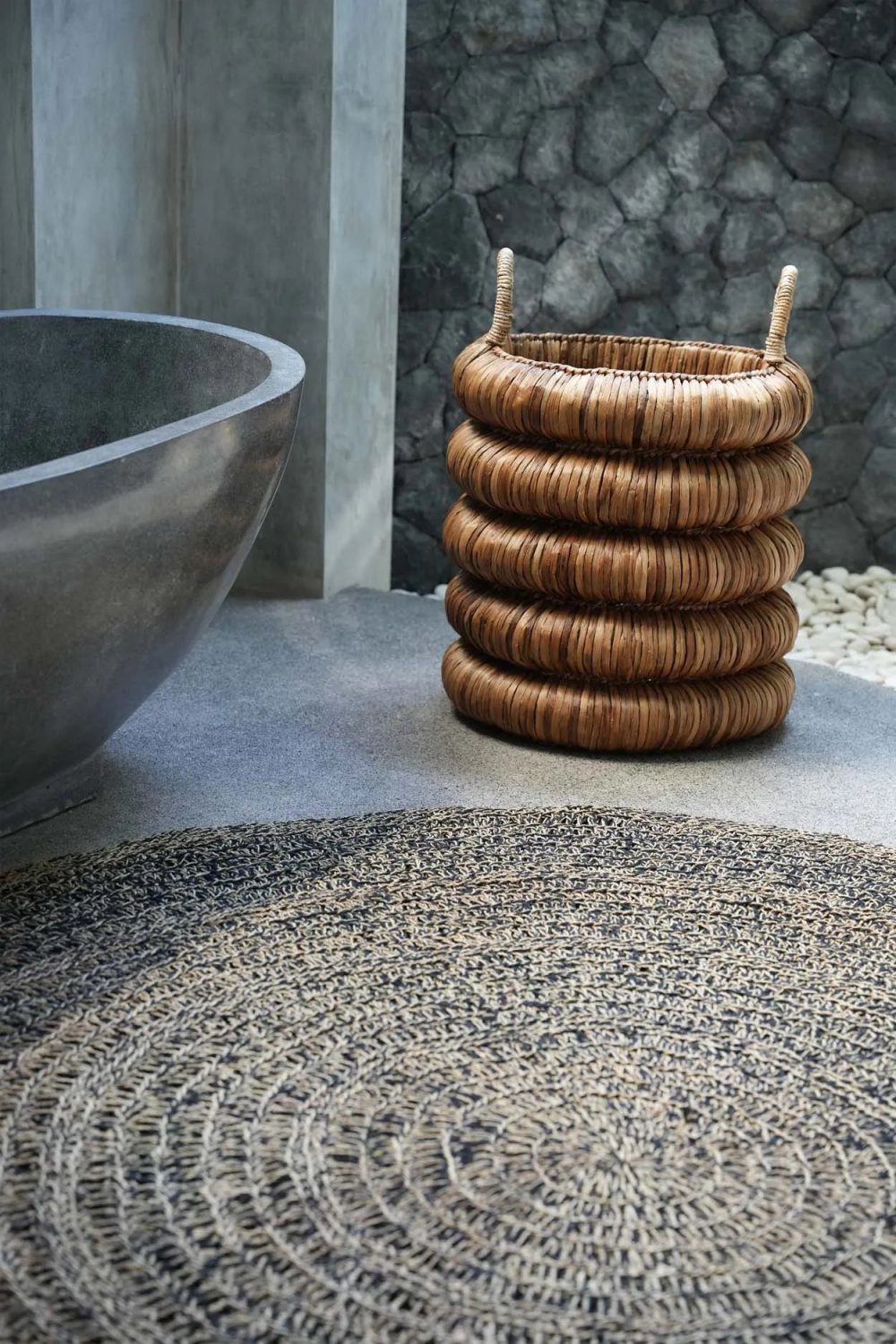 The Seagrass Carpet - Natural Black - 150 - Image 2