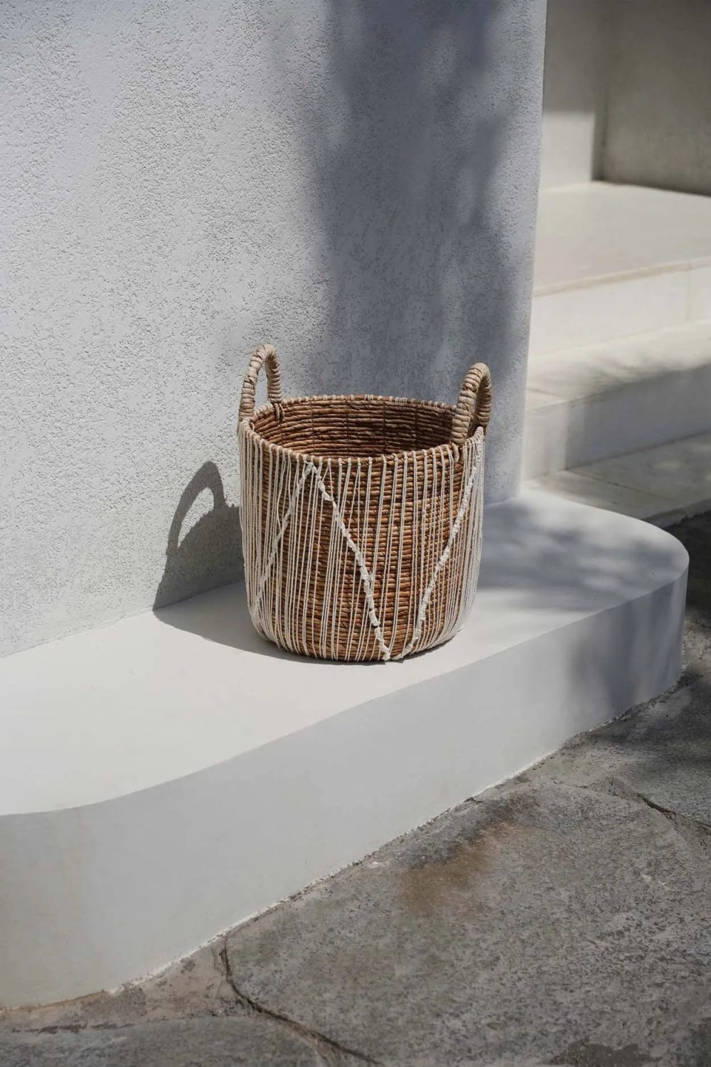 The Straight Stitched Macrame Basket - L - Image 2