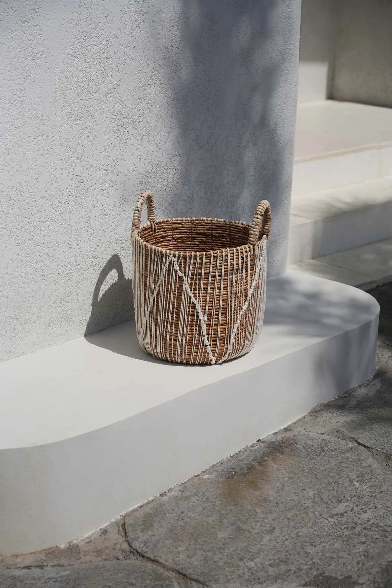 The Straight Stitched Macrame Basket - L - Image 2