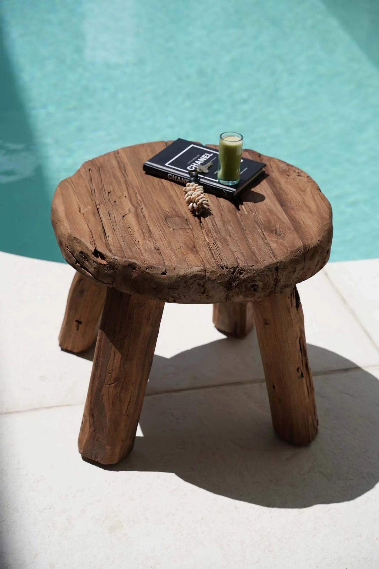 The Marabunta Rustic Side Table - Natural - Image 2