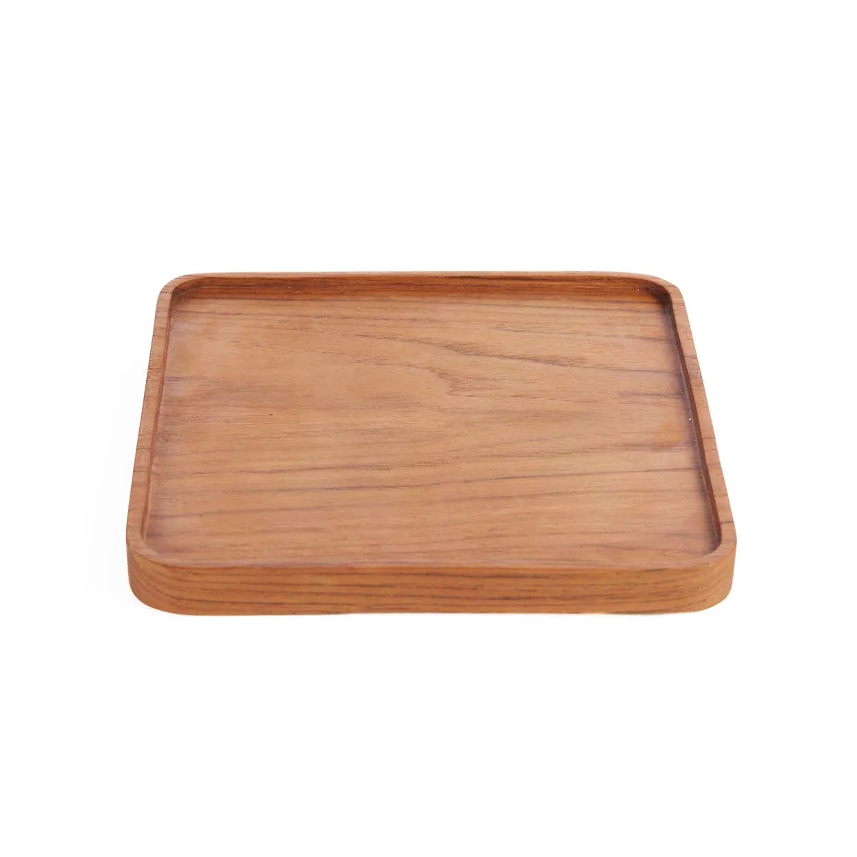 The Teak Square Plate - Natural - M - Image 2