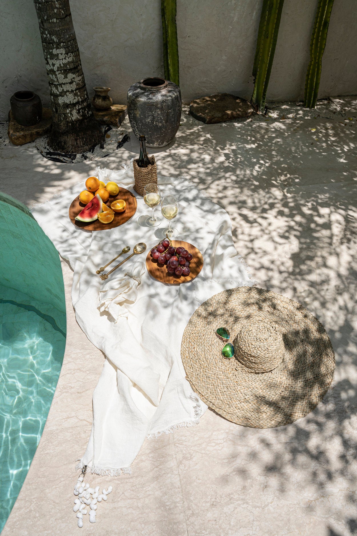 The Linen Tablecloth - White - 180x300 - Image 2
