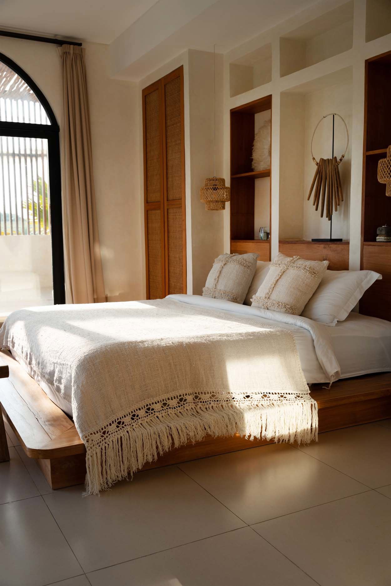 The Gypsy Bed Throw - Natural - Image 2