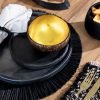 The Beaded Napkin Ring - Black - Set of 4