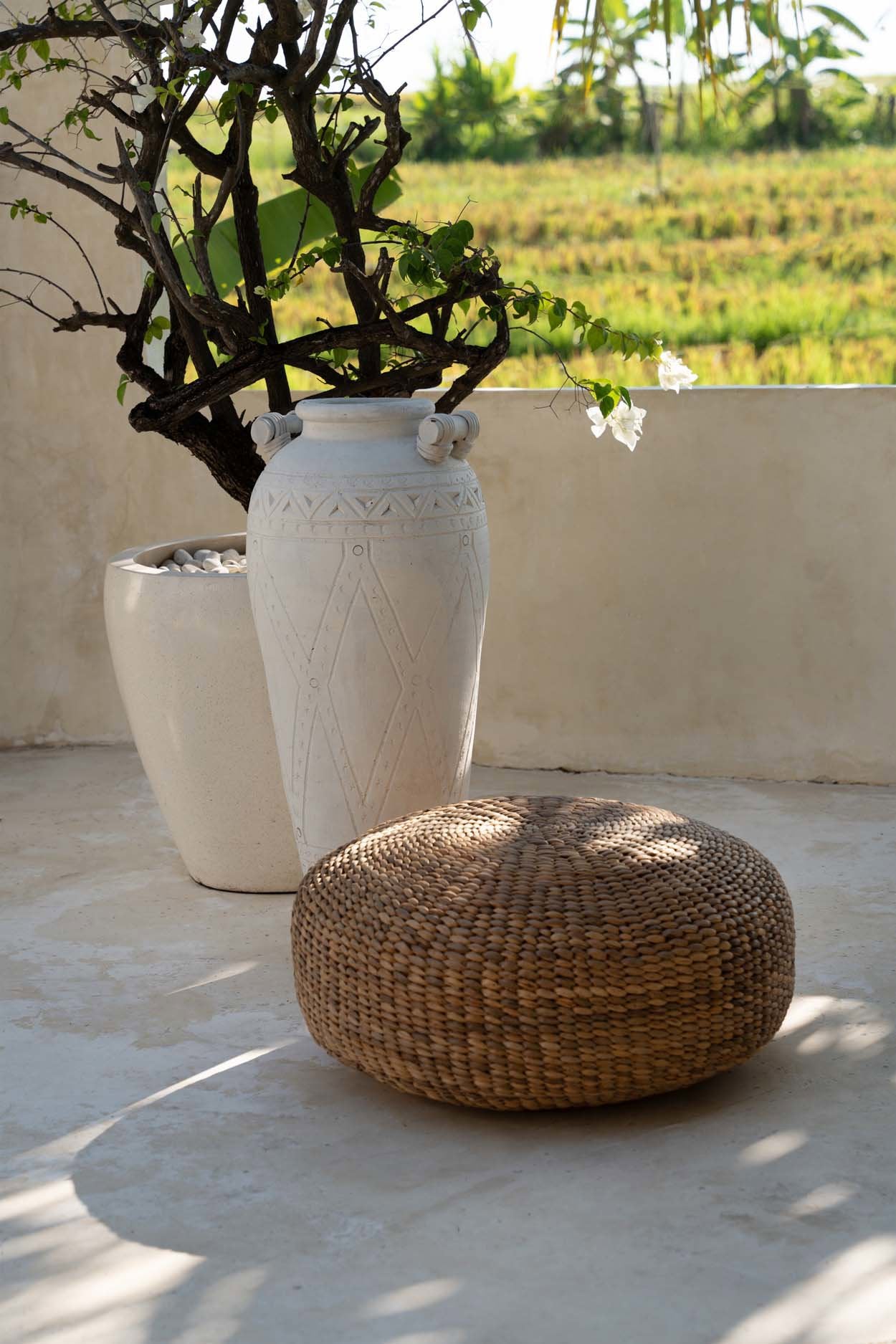 The Hyacinth Pouffe - Natural - M - Image 2