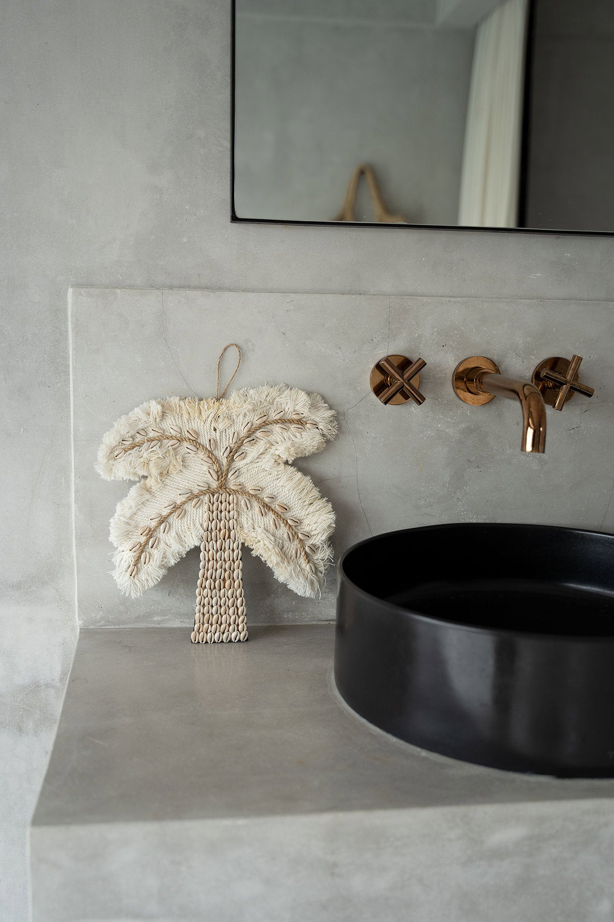 The Cotton Shell Palm Tree - White Natural - Image 2