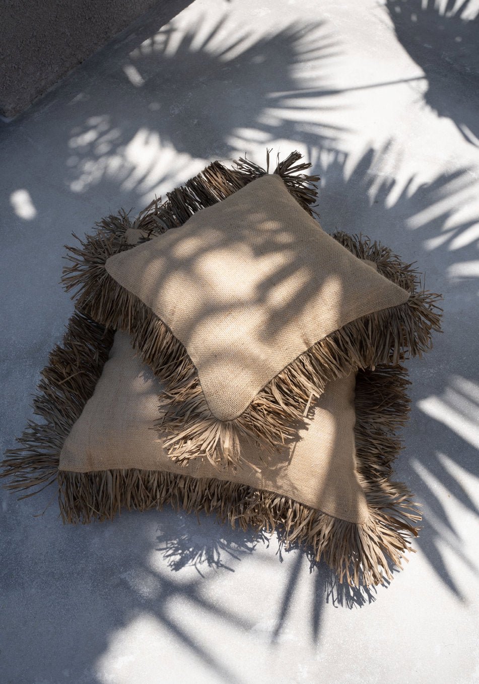 The Jute Bonita Cushion Cover - Natural - 40x40 - Image 2