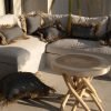 The Cotton Bonita Cushion Cover - Natural Black - 60x60