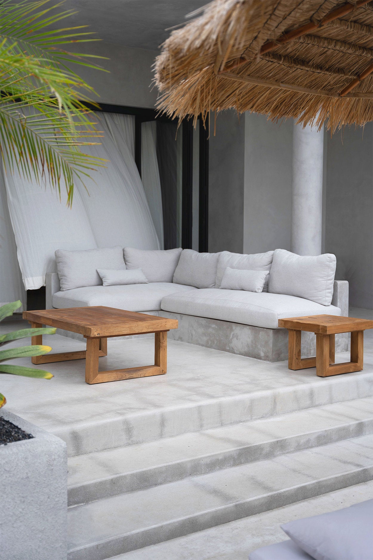 The Reclaimed Teak Coffee Table - Natural - Image 2