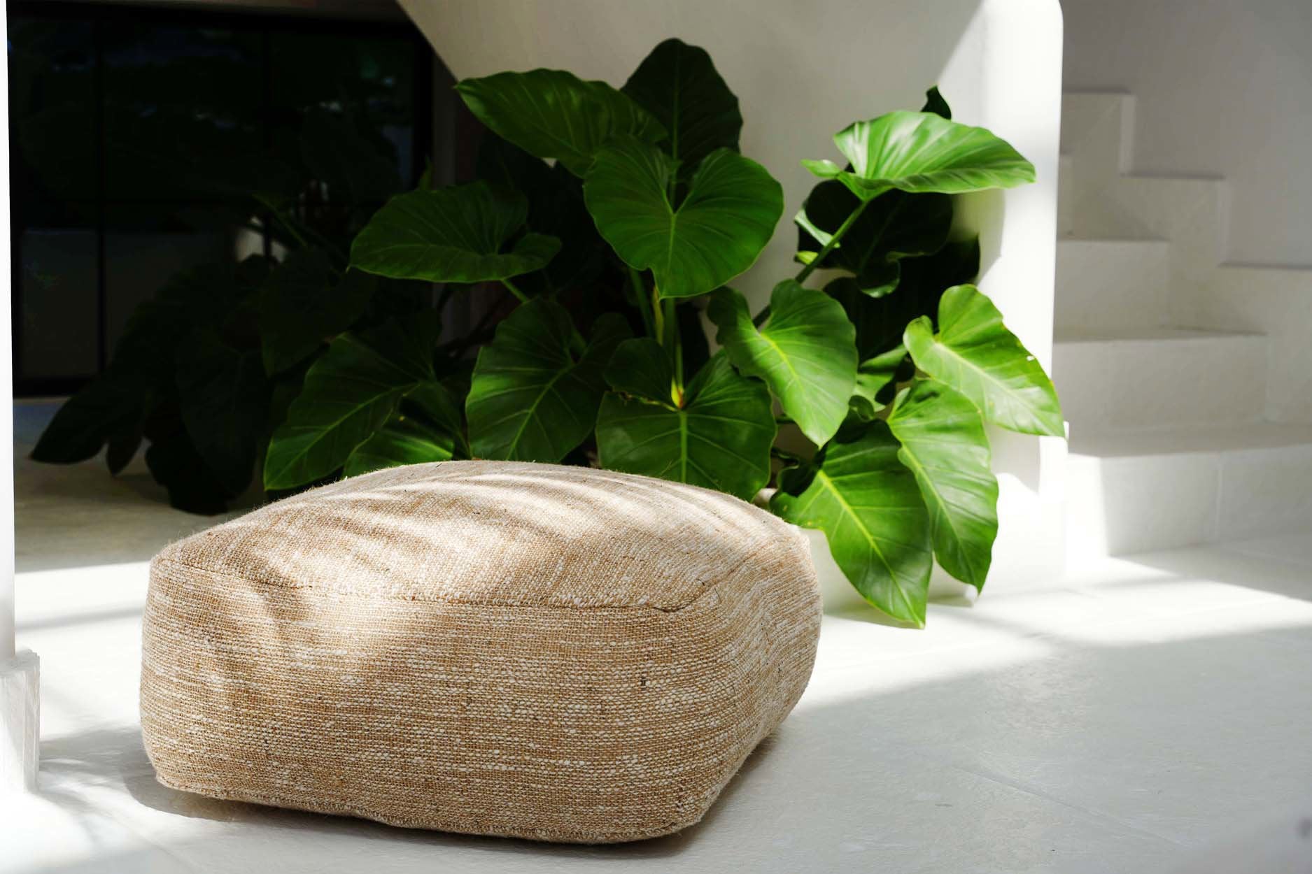The Comfy Pouffe - Beige - Image 2