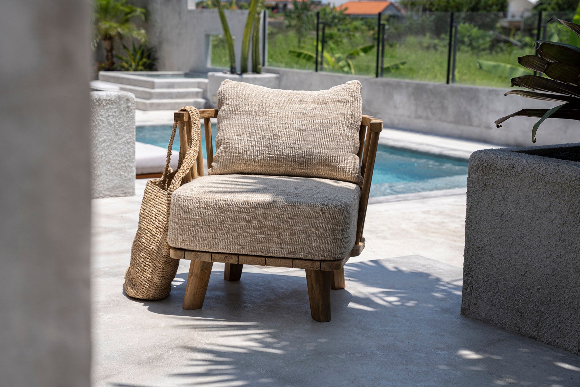 The Malawi One Seater - Natural Beige - Image 2