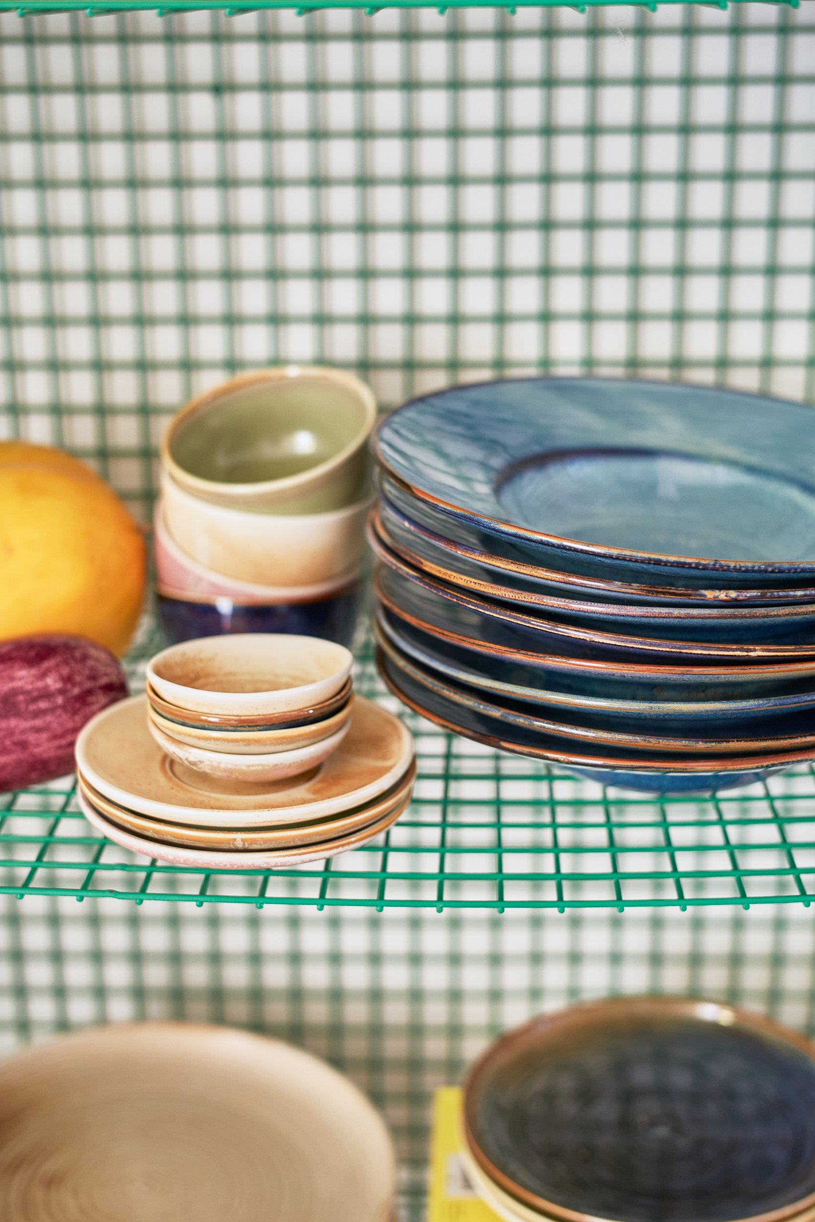 Chef ceramics: pasta plate rustic blue - Image 5
