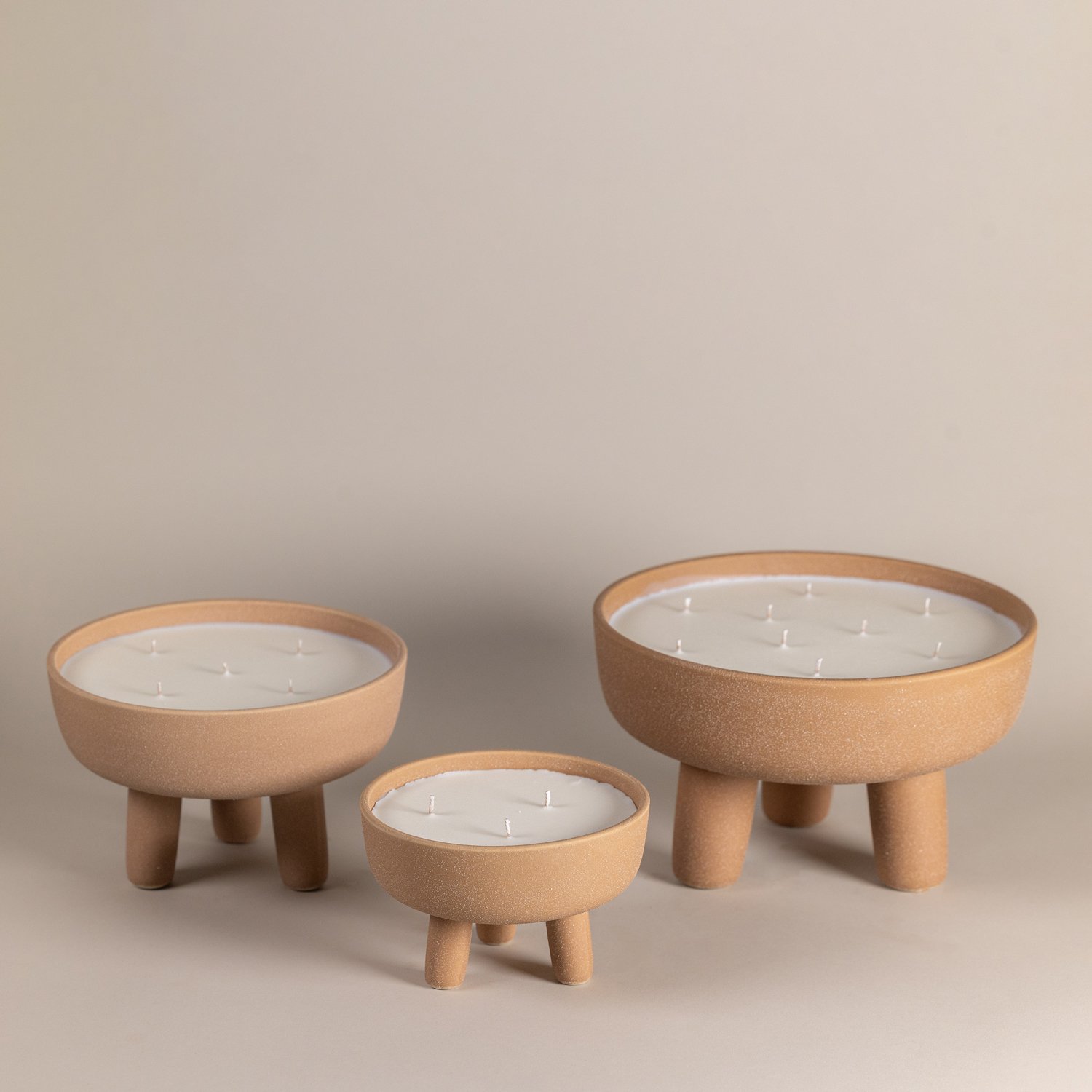קערת אבן מדברית רגליים - Image 4