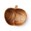 Acacia apple bowl L