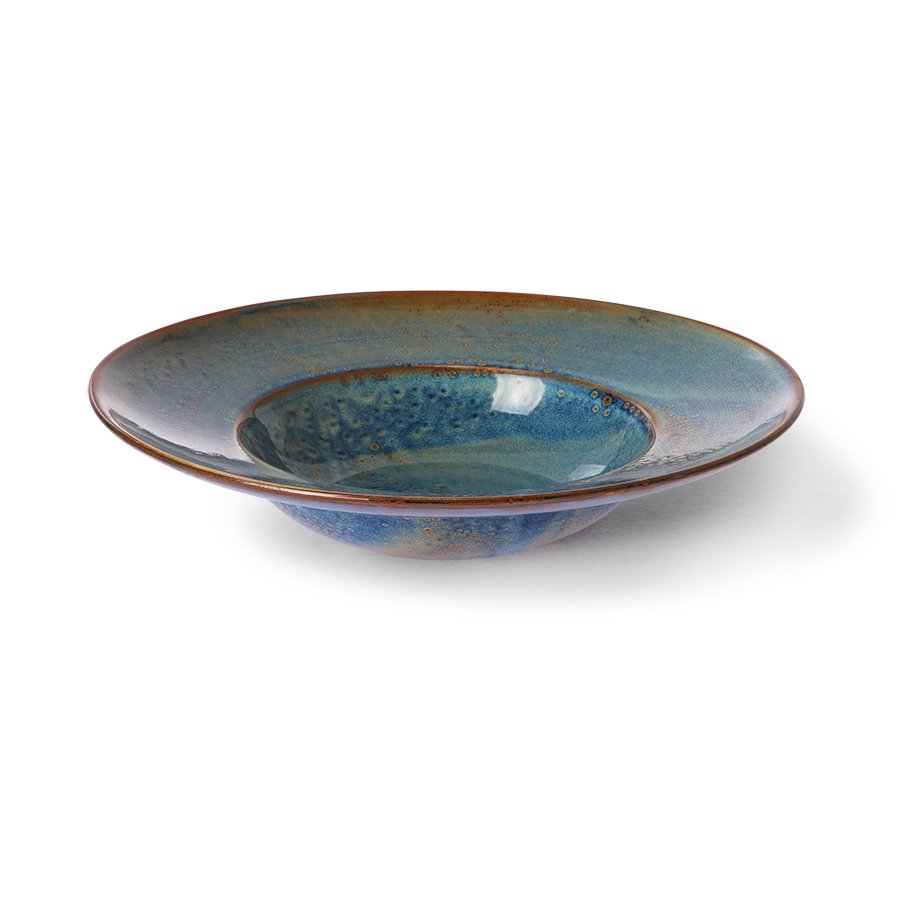 Chef ceramics: pasta plate rustic blue - Image 3