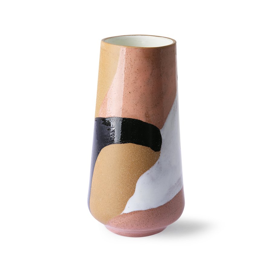 Hand painted ceramic flower vase - Image 3