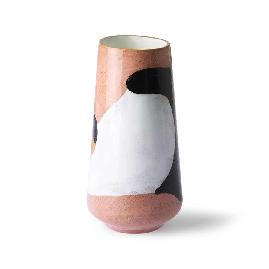 Hand painted ceramic flower vase - Image 4