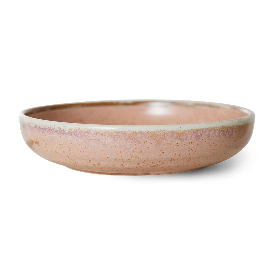 Chef ceramics: deep plate L, rustic pink