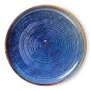Chef ceramics: dinner plate, rustic blue