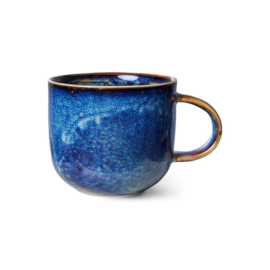 Chef ceramics: mug, rustic blue