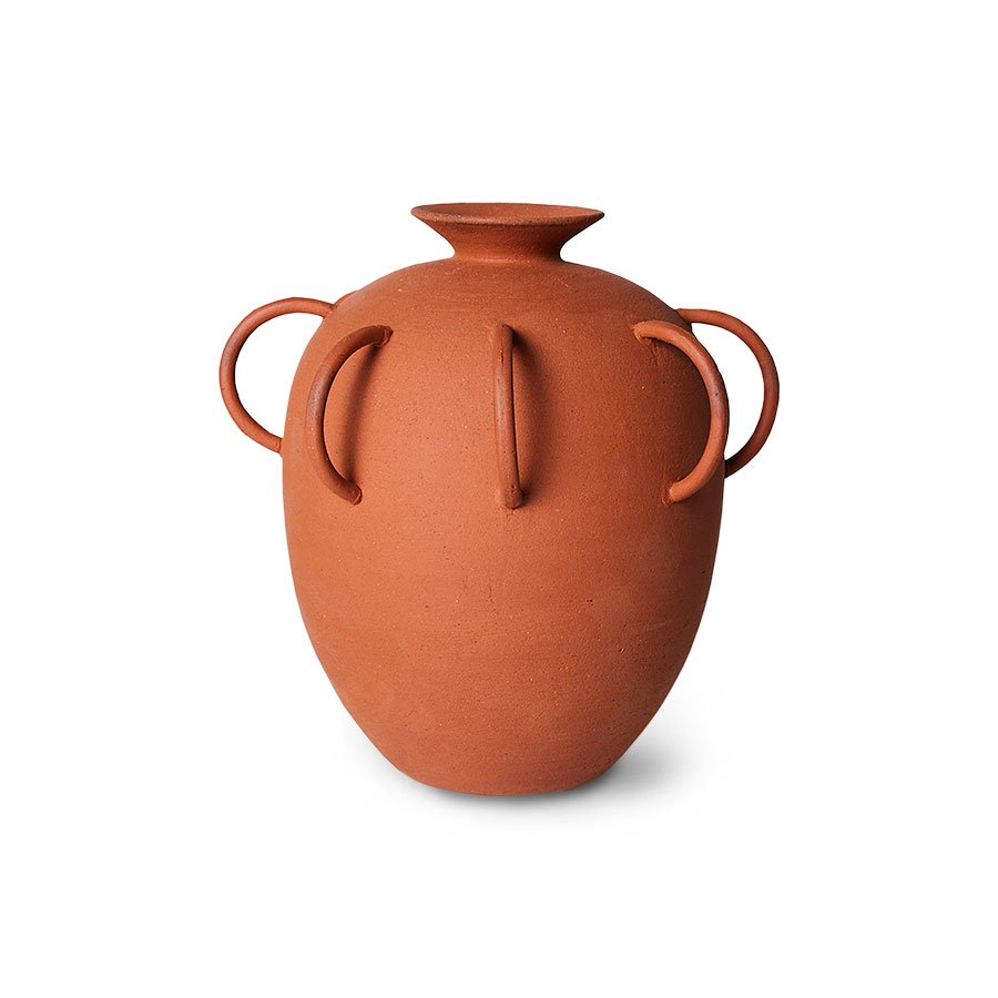 HK Objects: terracotta vase with handles