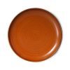 Chef ceramics: side plate, burned orange