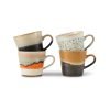 70s ceramics: cappuccino mugs, verve (set of 4)