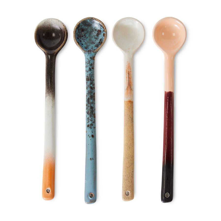 70s ceramics: spoons L, breeze (set of 4)