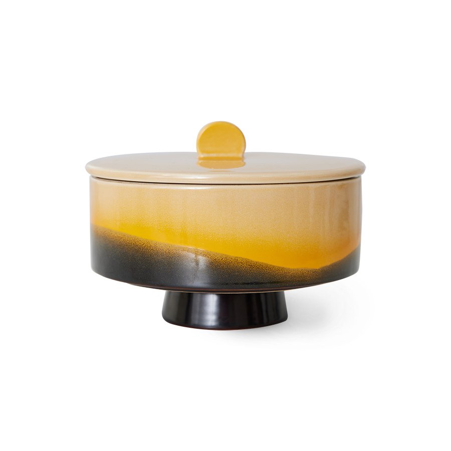 70s ceramics: bonbon bowl, sunshine