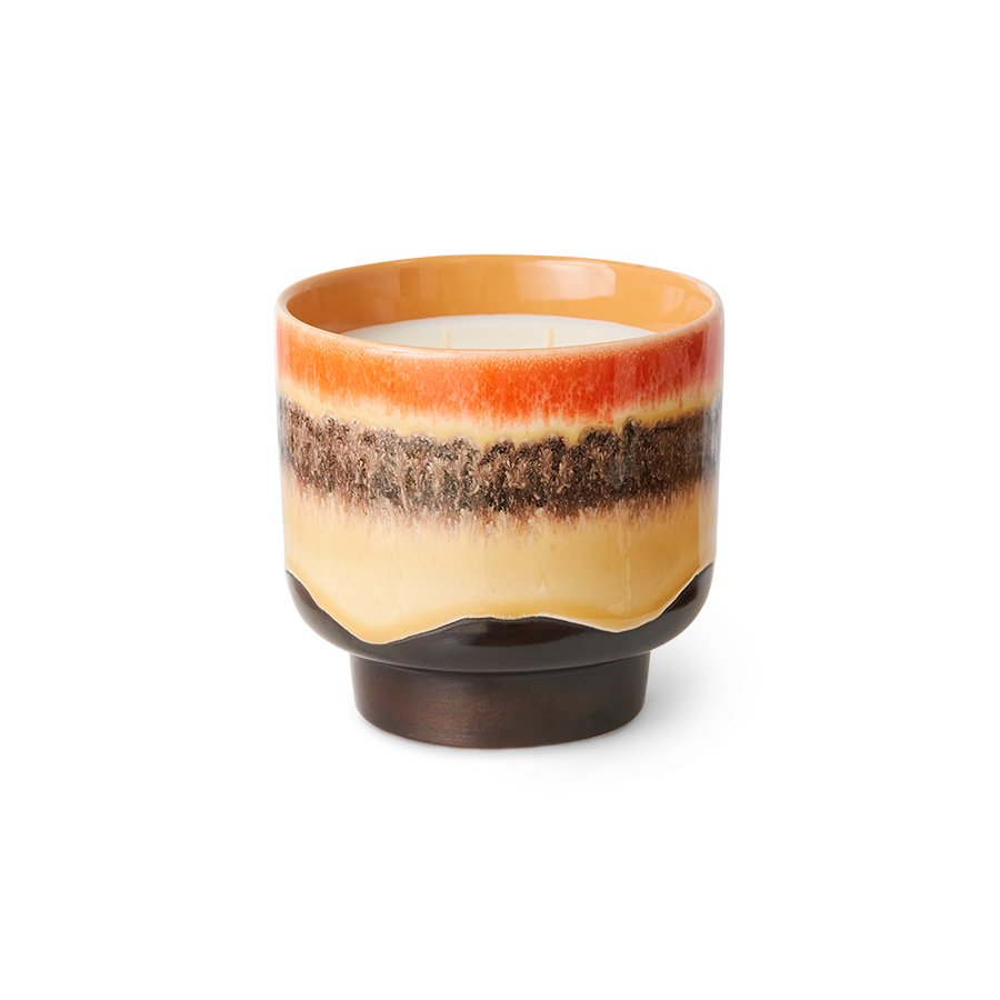 70s ceramics: scented candle Tulum