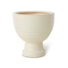 Stoneware planter cream