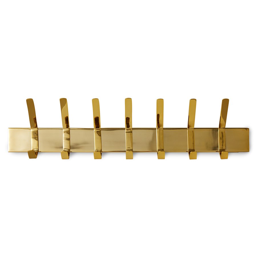 Clothing hook L brass
