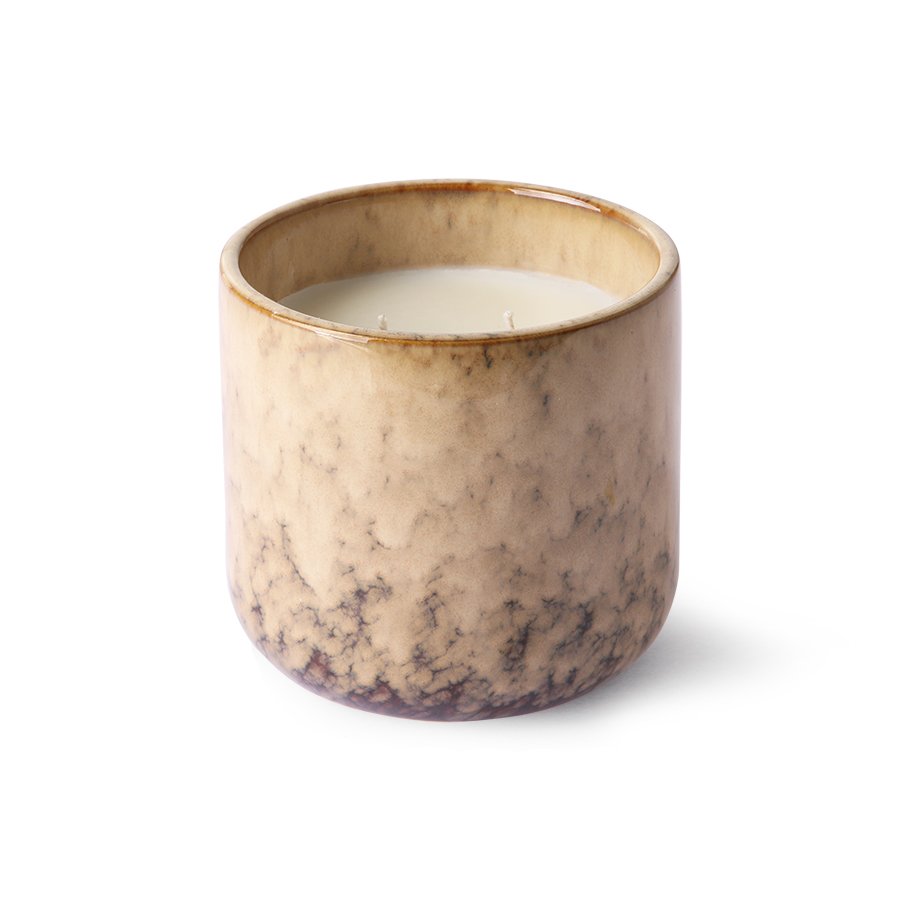 Ceramic scented candle: casa fruits