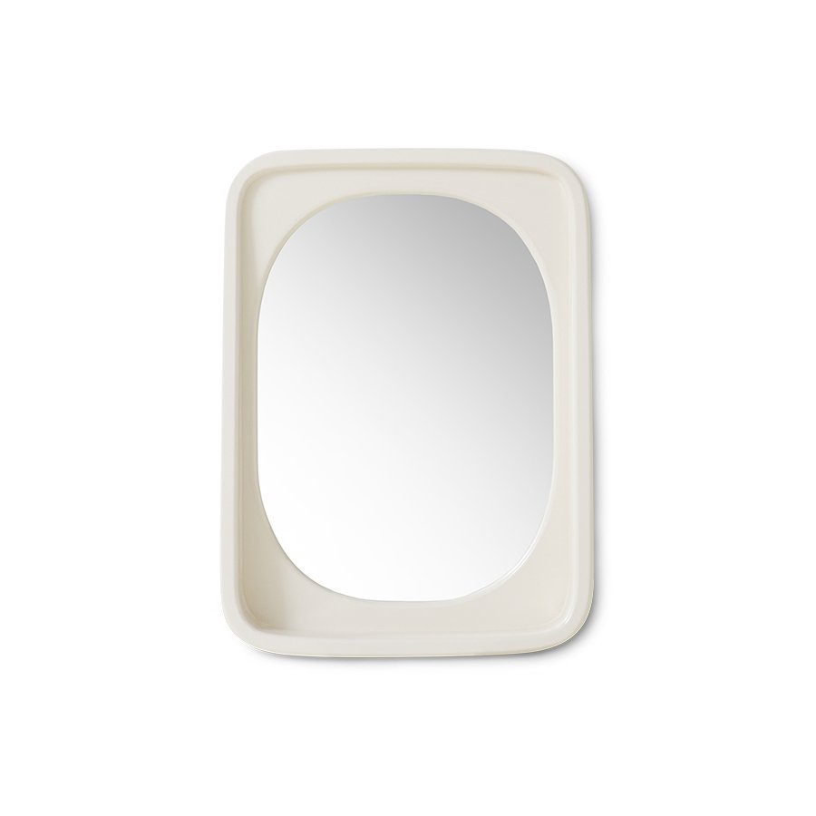 Curve mirror eggshell glossy