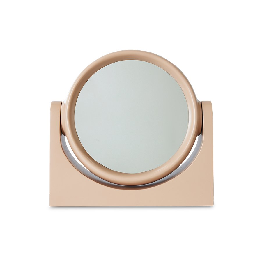 Dressing table mirror soft peach
